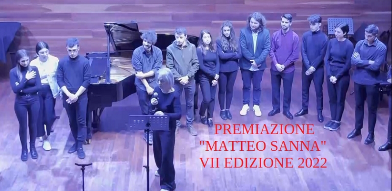 registrazione video concorso musicale “MATTEO SANNA”  VII  edizione 2022