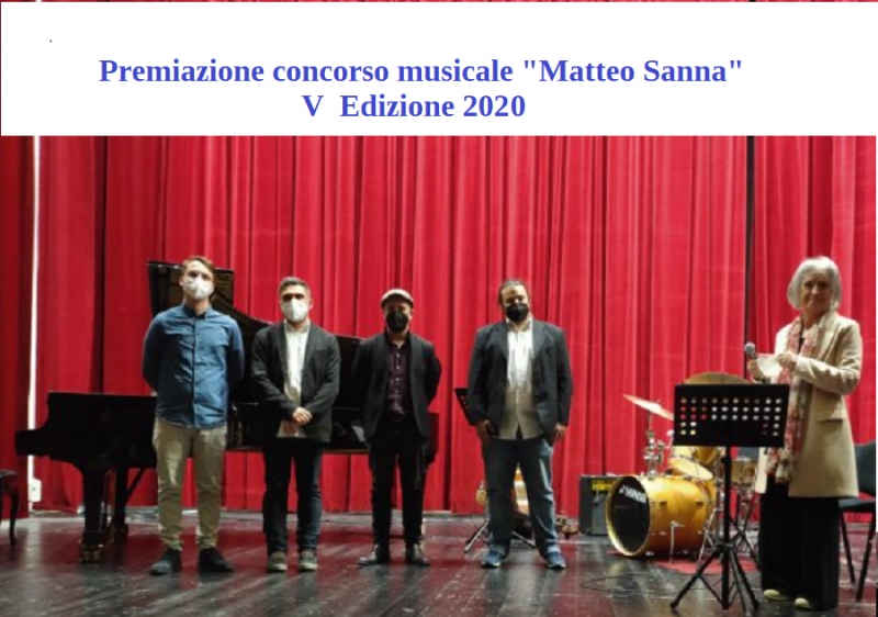Proclamazione vincitori del premio musicale “Matteo Sanna” V^ edizione 2020