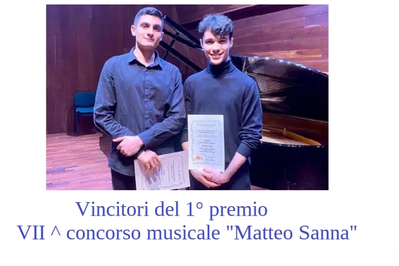 Premio musicale “Matteo Sanna” VII^ edizione 2022